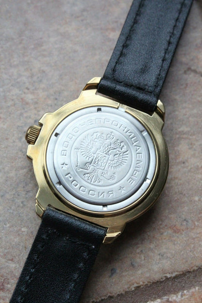 Vostok Komandirsky Military Wrist Watch # 439322 NEW
