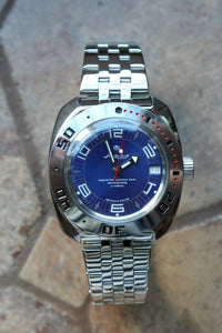 Russian Mechanical Automatic Wrist Watch VOSTOK AMPHIBIAN DIVER 710406