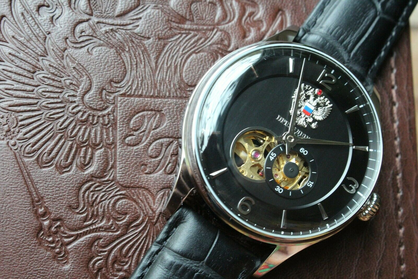 Russian President 6500050 Mechanical Automatic Men's Wrist Watch Poljot