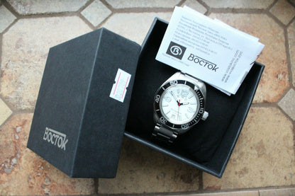 Vostok Komandirsky 030789B Russian Automatic Military Wrist Watch Day Night