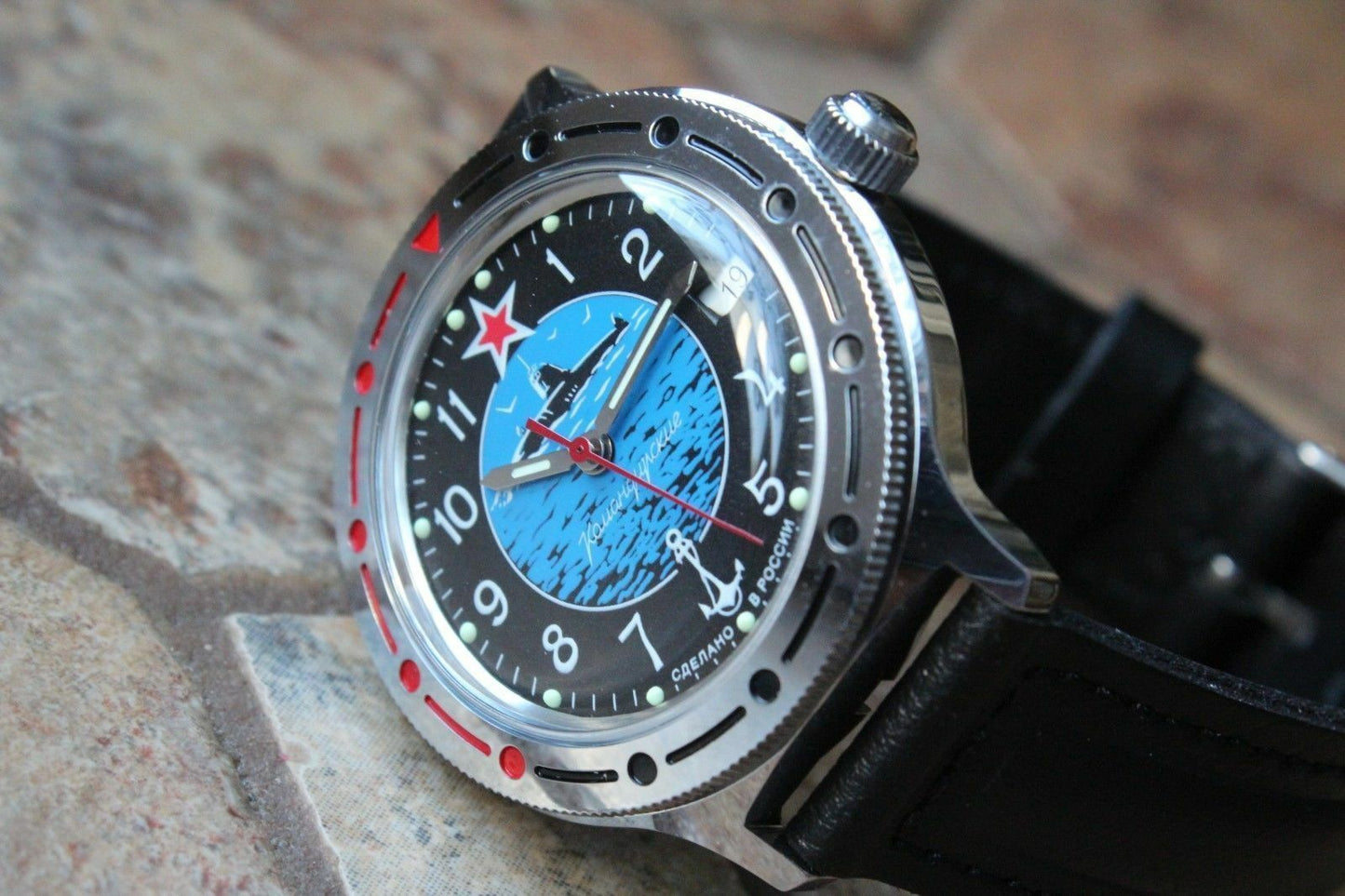 Vostok Komandirsky Mechanical Automatic Military Wrist Watch 921163