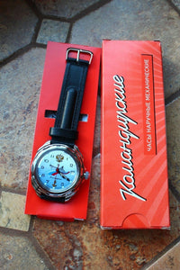 Vostok Komandirsky Russian Military Wrist Watch # 211619 NEW