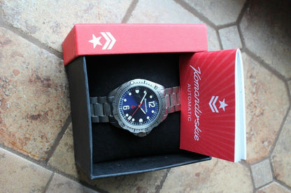 Vostok Komandirsky Russian K-34 Military wristwatches NEW 480514