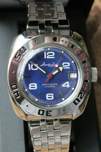 Russian Mechanical Automatic Wrist Watch VOSTOK AMPHIBIAN DIVER 710432