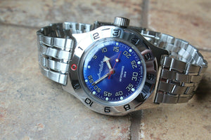 Russian Mechanical Automatic Wrist Watch VOSTOK AMPHIBIAN DIVER 100824
