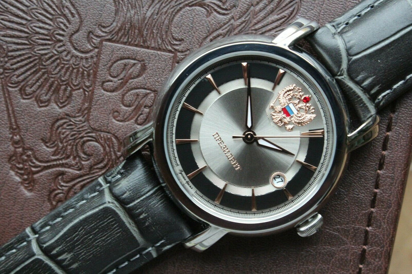 Russian President 5700311 Mechanical Automatic Men's Wrist Watch Poljot
