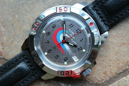 Vostok Komandirsky Military Wrist Watch # 431562 NEW