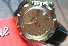 Load image into Gallery viewer, Vostok Komandirsky 819980 Russian Mechanical Military Wrist Watch Gold Dial
