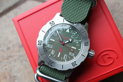Vostok Komandirsky Mechanical Automatic Wrist Watch K-35 350645