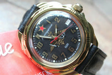 Load image into Gallery viewer, Vostok Komandirsky Russian Military Wrist Watch Airborne VDV # 219630 NEW
