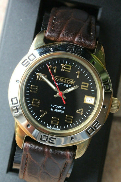 Russian Mechanical Automatic Wrist Watch Vostok Partner 299735