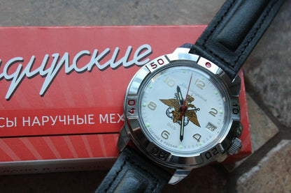 Vostok Komandirsky Military Wrist Watch # 431829 NEW