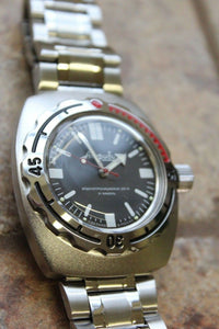 Vostok Amphibian 1967 Russian wrist watch Matte/Gloss 090916