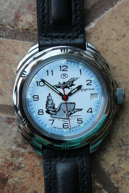 Vostok Komandirsky Russian Military Wrist Watch # 211982 NEW
