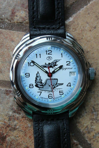 Vostok Komandirsky Russian Military Wrist Watch # 211982 NEW