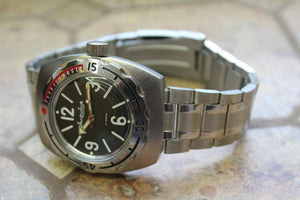 Russian Mechanical Automatic Wrist Watch VOSTOK AMPHIBIAN DIVER 090913