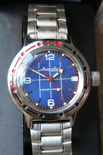 Russian Mechanical Automatic Wrist Watch VOSTOK AMPHIBIAN DIVER 420331