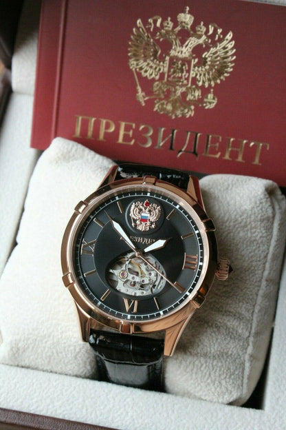 Russian President 4609160 Mechanical Automatic Men's Wrist Watch Poljot