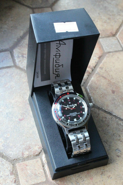 Russian Mechanical Automatic Wrist Watch VOSTOK AMPHIBIAN DIVER 420280