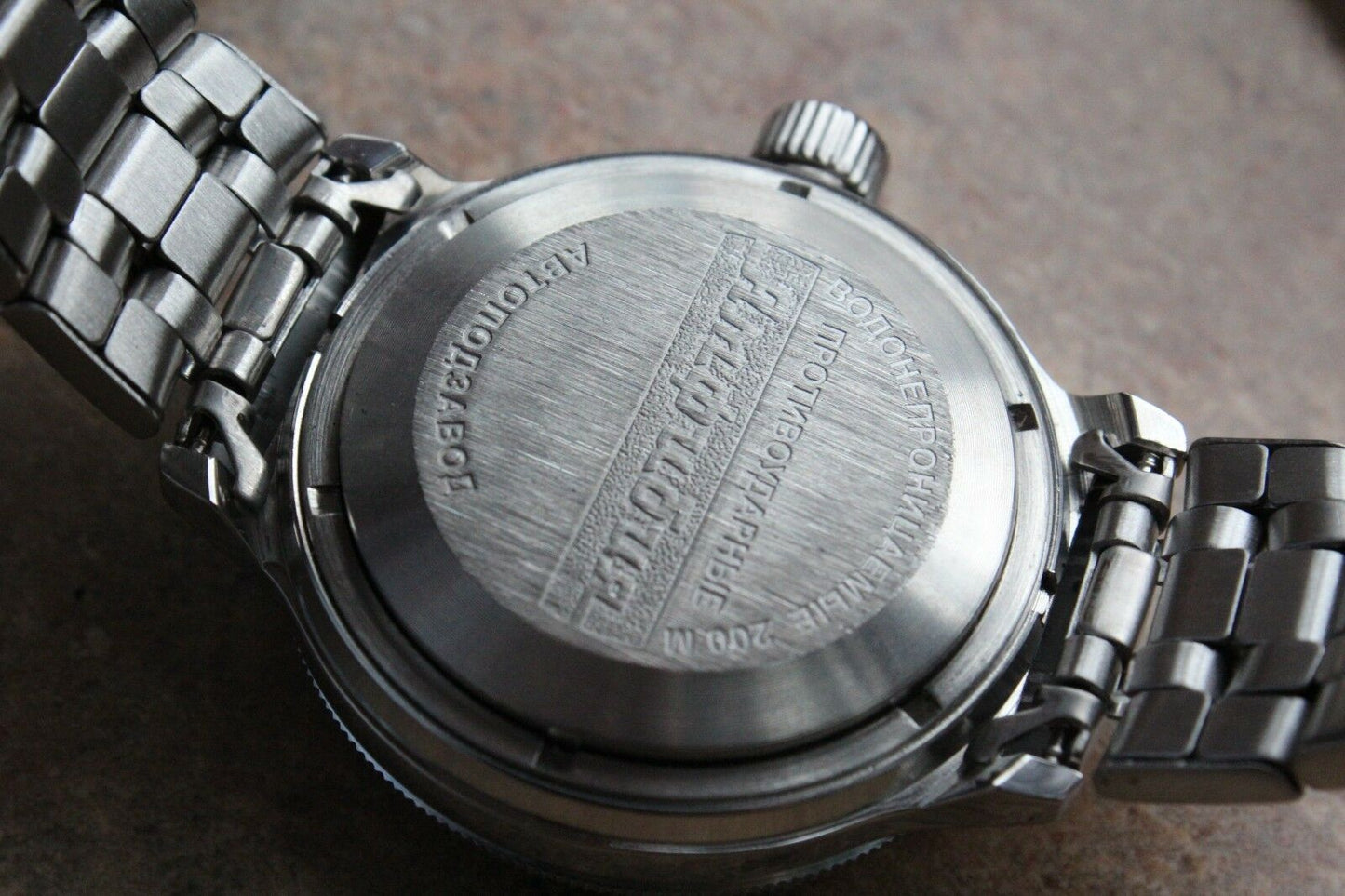 Voostok Amphibian Mechanical Automatic Wrist Watch Diver 420007