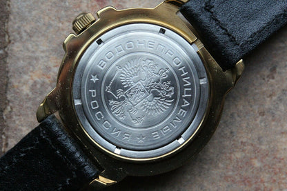 Vostok Komandirsky Military Wrist Watch # 439277 NEW