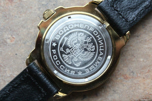 Vostok Komandirsky Military Wrist Watch # 439633 NEW