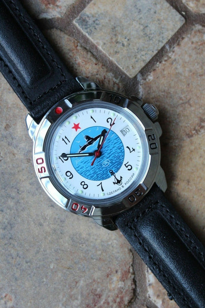 Vostok Komandirsky Mechanical Manual Winding Wrist Watch 431055