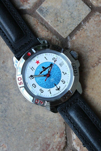 Vostok Komandirsky Russian Military Wrist Watch # 431055 NEW