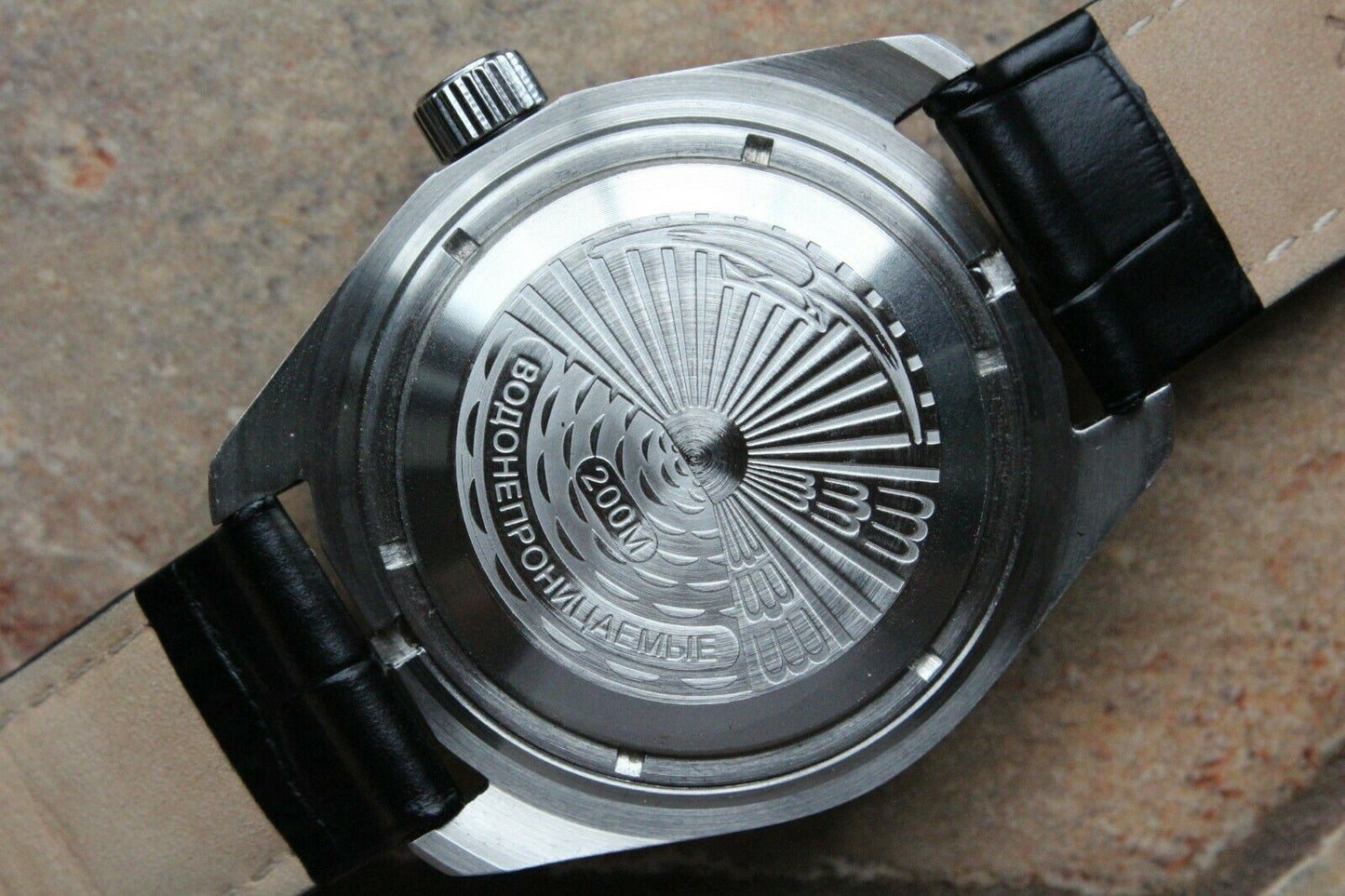 Vostok Komandirsky 030788 Russian Automatic Military Wrist Watch Day Night