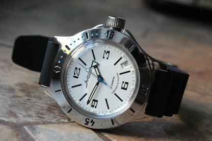 Russian Mechanical Automatic Wrist Watch VOSTOK AMPHIBIAN DIVER 120847