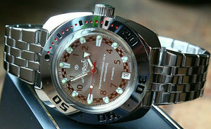 Russian Mechanical Automatic Wrist Watch VOSTOK AMPHIBIAN DIVER 710448