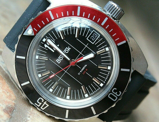 Vostok Amphibian Classic Russian Machanical Auto Diver Men's wrist watch 170864