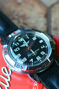 Vostok Komandirsky Military Wrist Watch # 431941 NEW