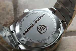 Vostok Amphibian Auto Black Sea Russian mens wrist watch 440796 New