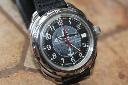 Vostok Komandirsky Russian Military Wrist Watch # 211831 NEW