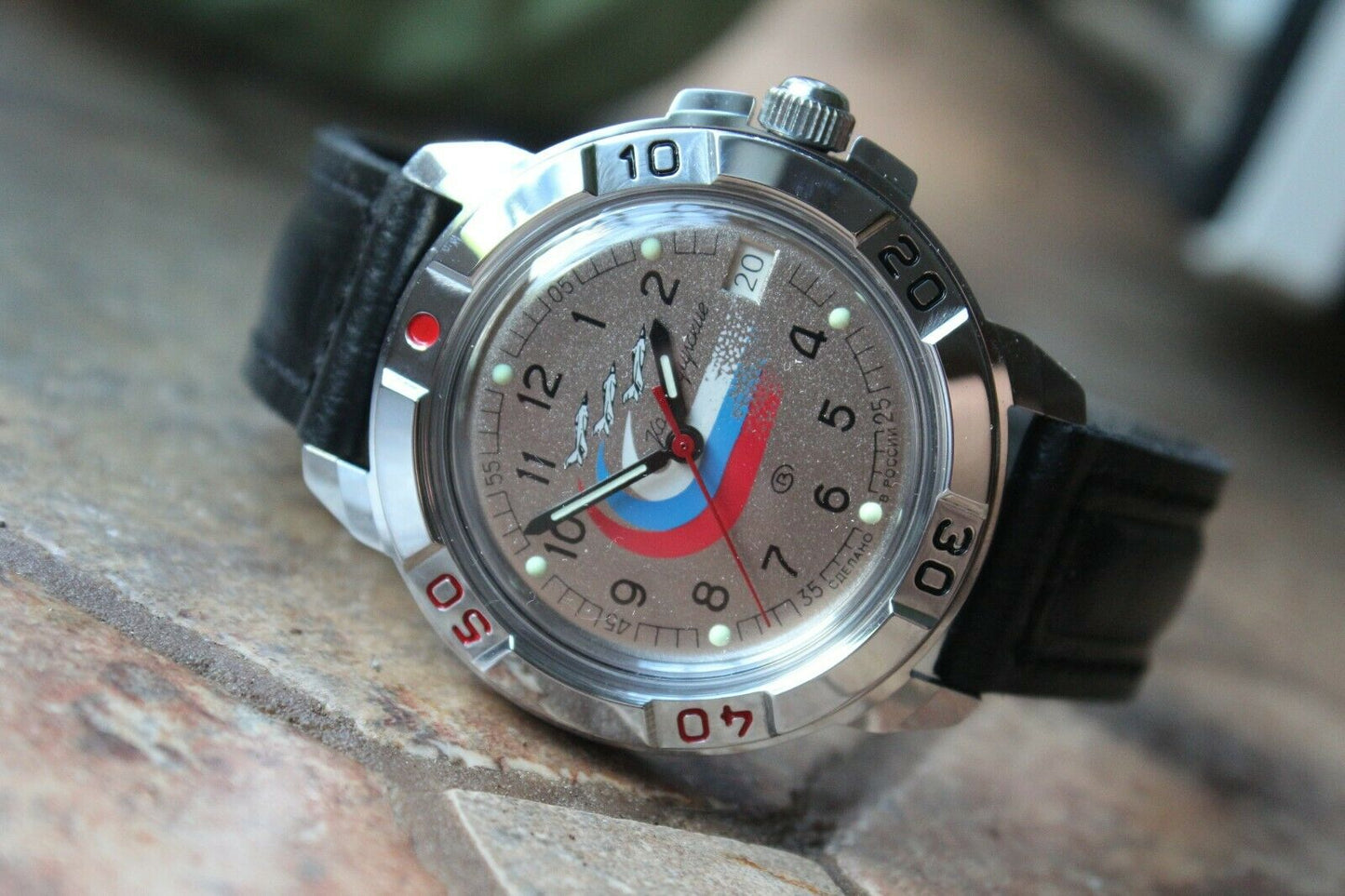 Vostok Komandirsky Military Wrist Watch # 431562 NEW