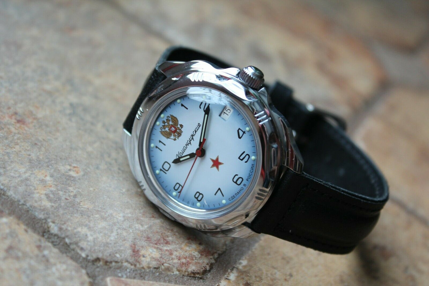 Vostok Komandirsky 211323 Mechanical Classic Russian Military Wrist Watch