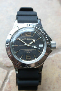 Russian Mechanical Automatic Wrist Watch VOSTOK AMPHIBIAN DIVER 120697