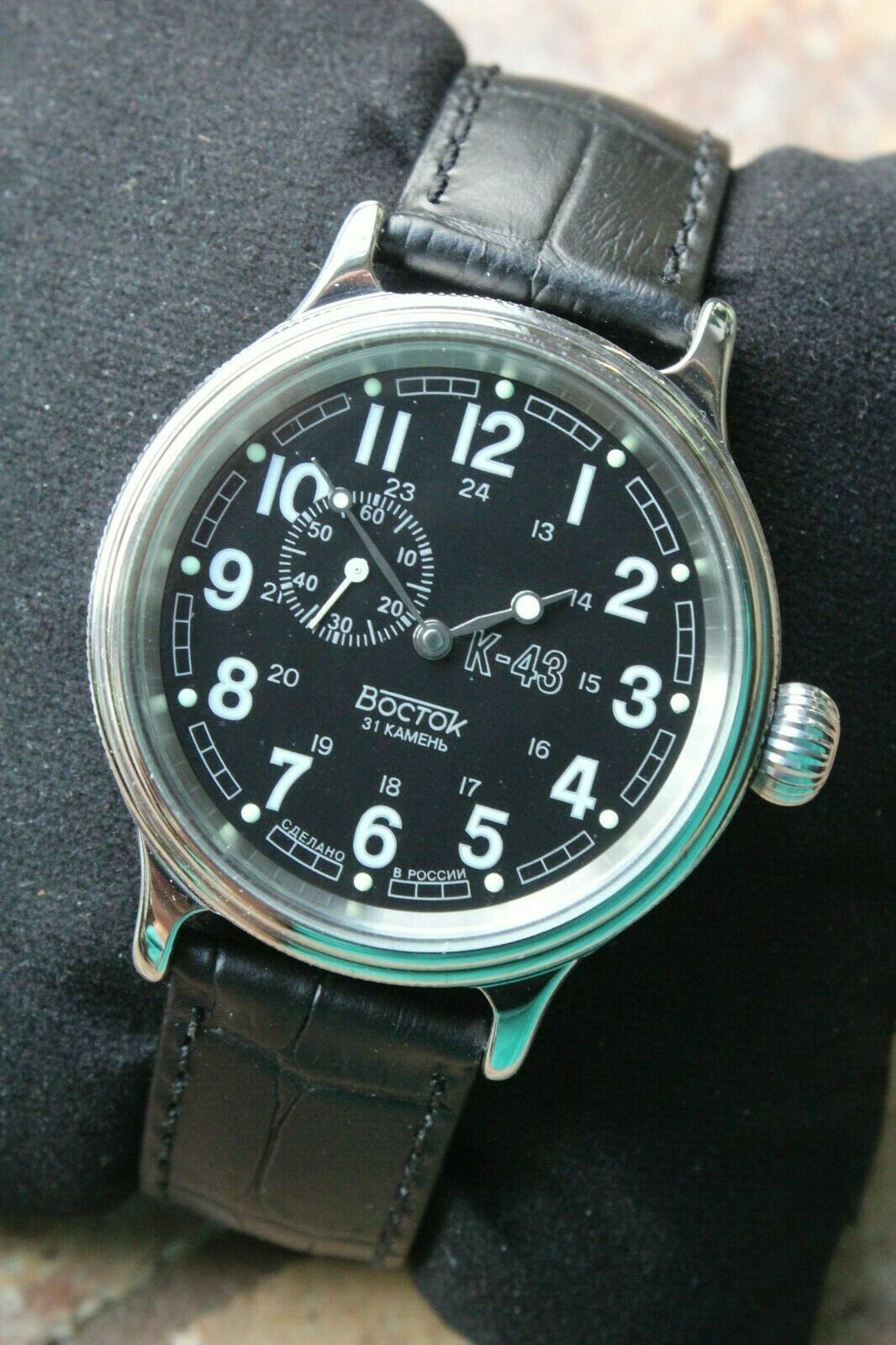 Vostok Komandirsky Classic Auto Russian K-43 Retro wristwatches 540933 New