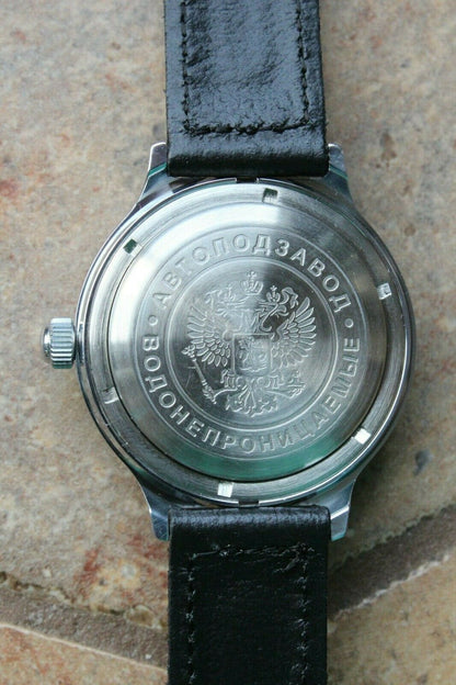 Vostok Komandirsky Auto Military Wrist Watch # 921306 NEW