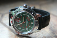 Load image into Gallery viewer, Vostok Komandirsky Russian Military Wrist Watch Border Troops PV # 431950 NEW
