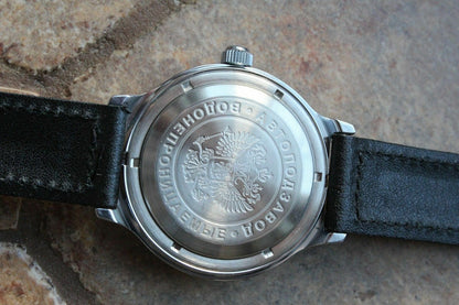Vostok Komandirsky AutoRussian Military Wrist Watch # 921277 NEW