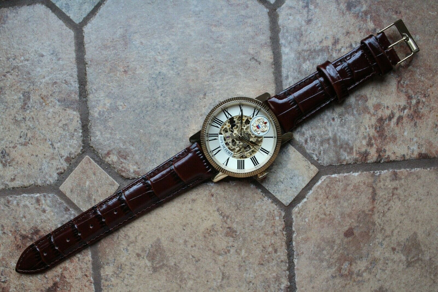 Russian President 4506160 Mechanical Automatic Men's Wrist Watch Poljot
