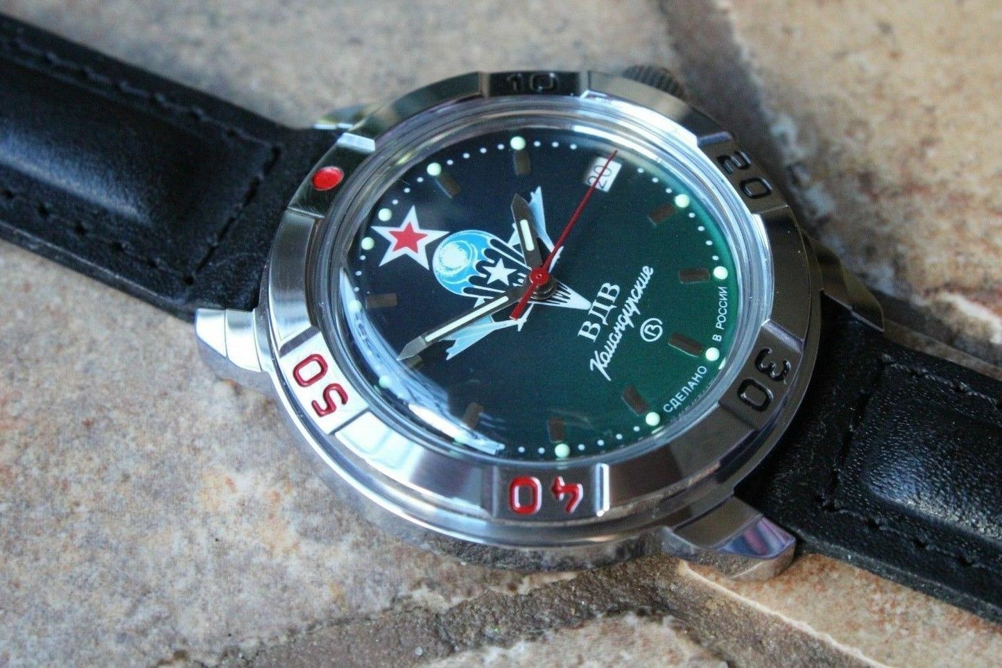Vostok Komandirsky Mechanical Manual Winding Wrist Watch 431021