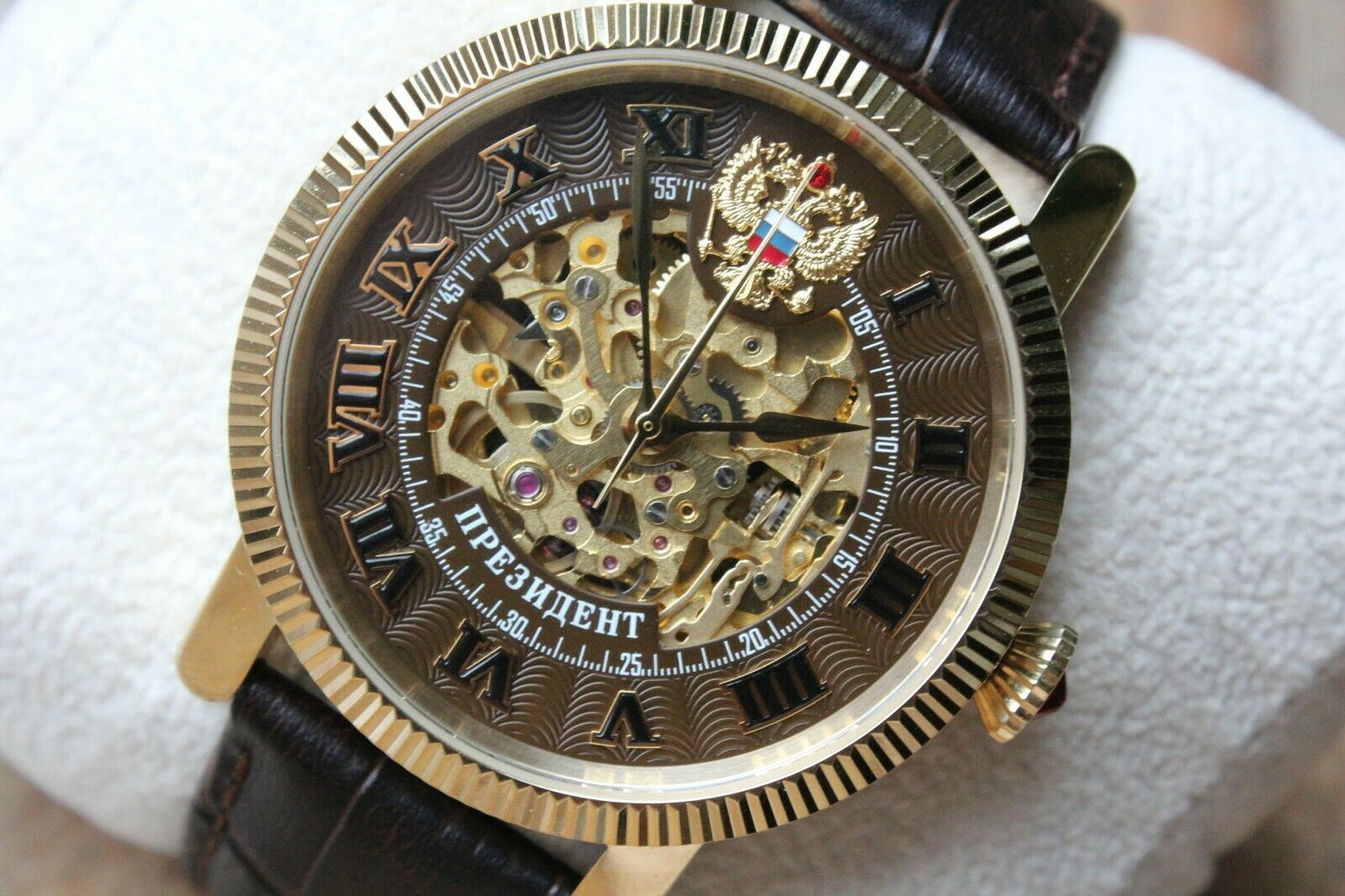 Russian President 4506170 Mechanical Automatic Men's Wrist Watch Poljot