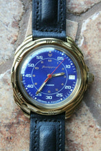 Load image into Gallery viewer, Vostok Komandirskie 219181 Mechanical Russian wrist watch Blue Dial
