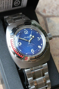 Russian Mechanical Automatic Wrist Watch VOSTOK AMPHIBIAN DIVER 090346