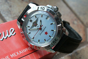 Vostok Komandirsky Military Wrist Watch # 431290 NEW