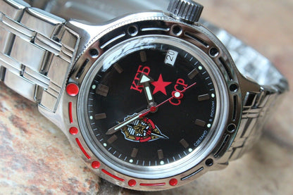 Vostok Amphibian Mechanical Russian wrist watch 420457
