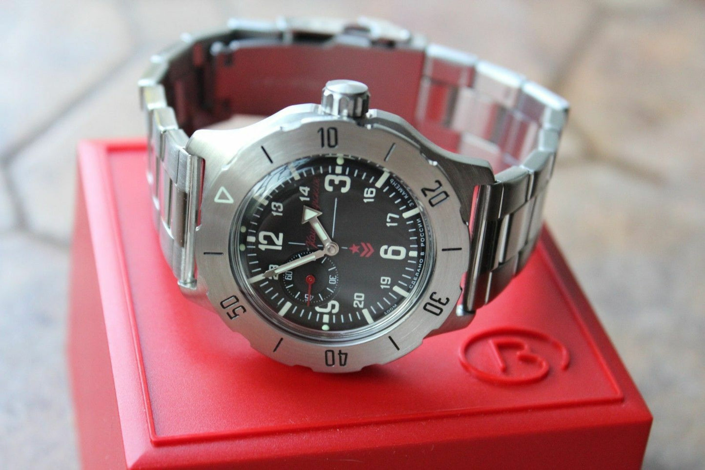 Vostok Mechanical Automatic Wrist Watch Komandirsky K-35 350504